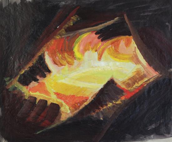 § John Tunnard (1900-1971) Abstract form 17.5 x 14in., unframed